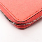 Hermes Round Wallet Azap Silk in Compact Rose Texas Calfskin — view 8