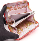 Hermes Round Wallet Azap Silk in Compact Rose Texas Calfskin — view 3