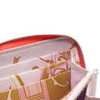 Hermes Round Wallet Azap Silk in Compact Rose Texas Calfskin — view 7