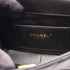 Chanel Shoulder Bag Mini Flap Quilted Black Leather — view 7