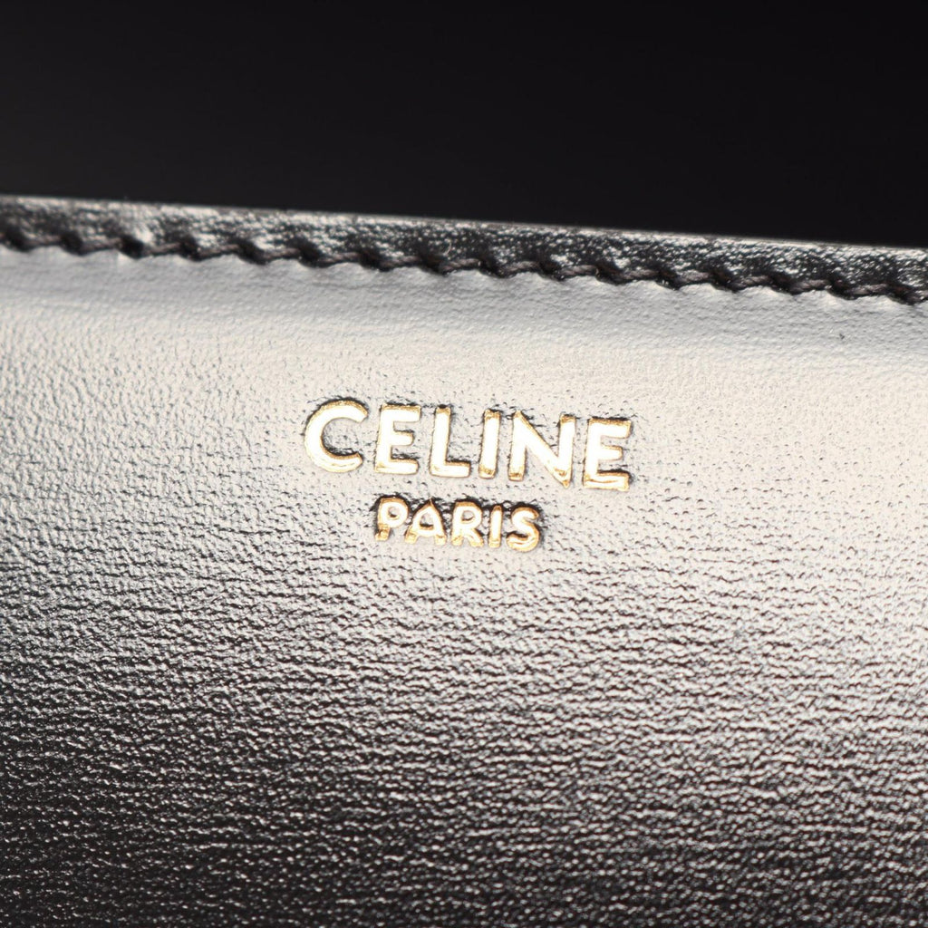 Celine Triomphe Leather Shoulder Bag — view 4