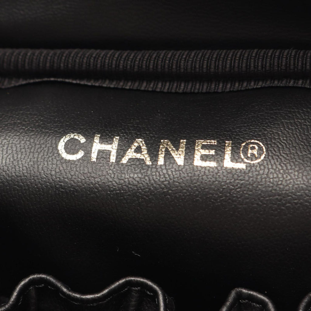 Chanel Handbag CC Logo Black Caviar Leather CC Vertical Vanity — view 4
