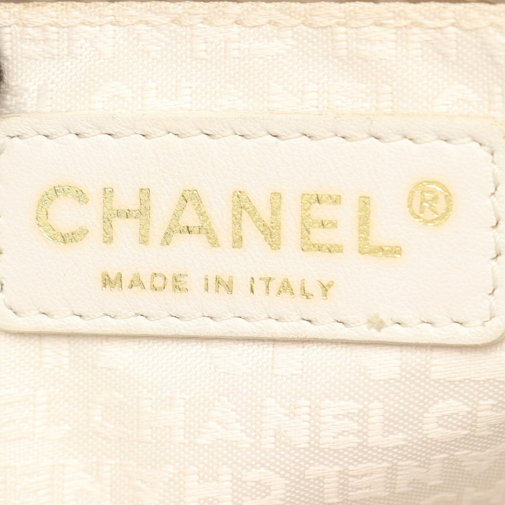 Chanel Tote Bag Window Line Black White Canvas Windows Mademoiselle — view 4