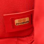 Chanel Shoulder Bag Quilted Half Here Red Leather — view 5