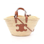 Celine Shoulder Bag Teen Triomphe Classic Panier Leather