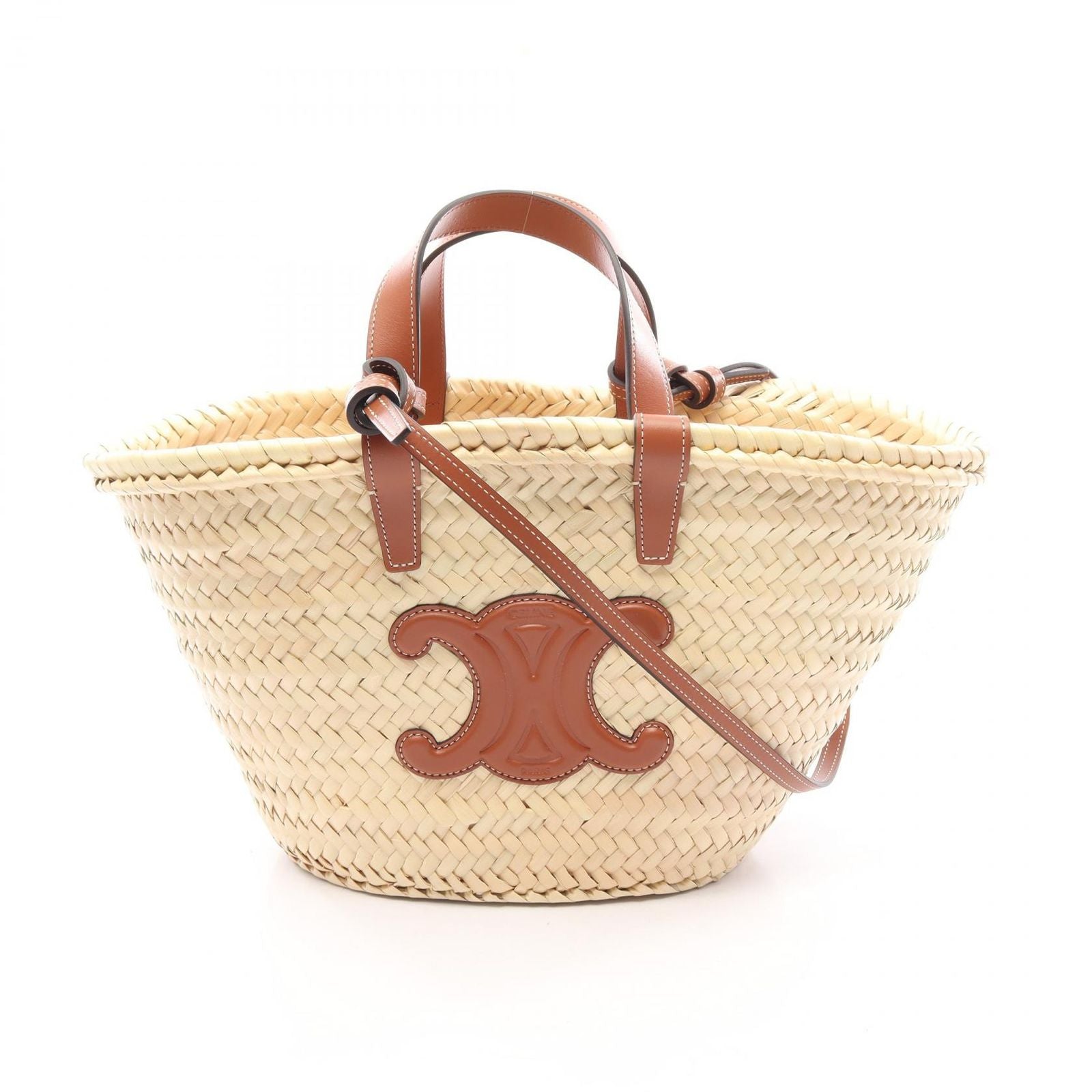 Celine Shoulder Bag Teen Triomphe Classic Panier Leather