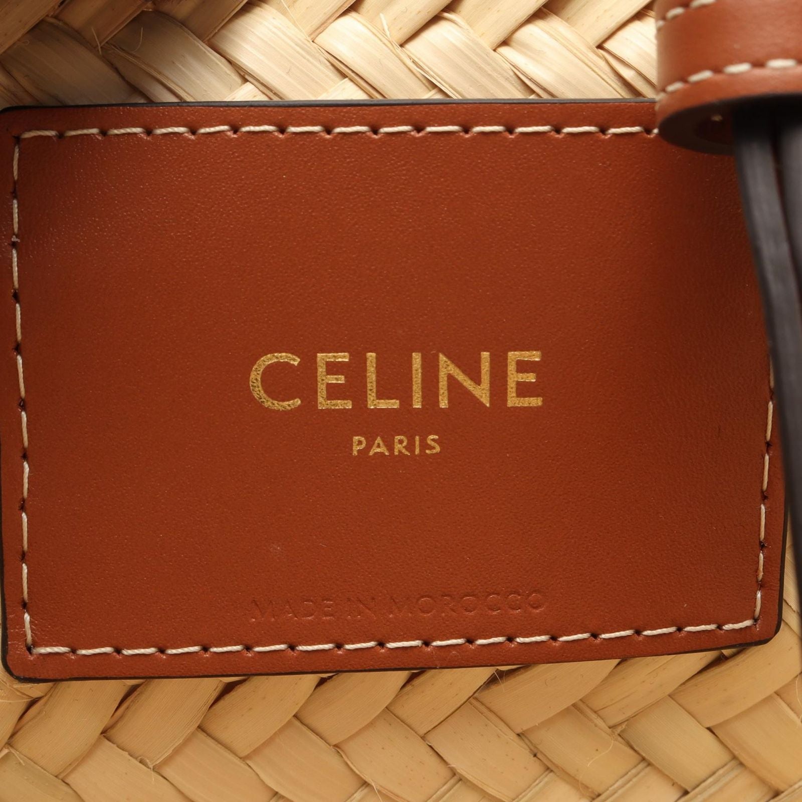 Celine Shoulder Bag Teen Triomphe Classic Panier Leather — view 4