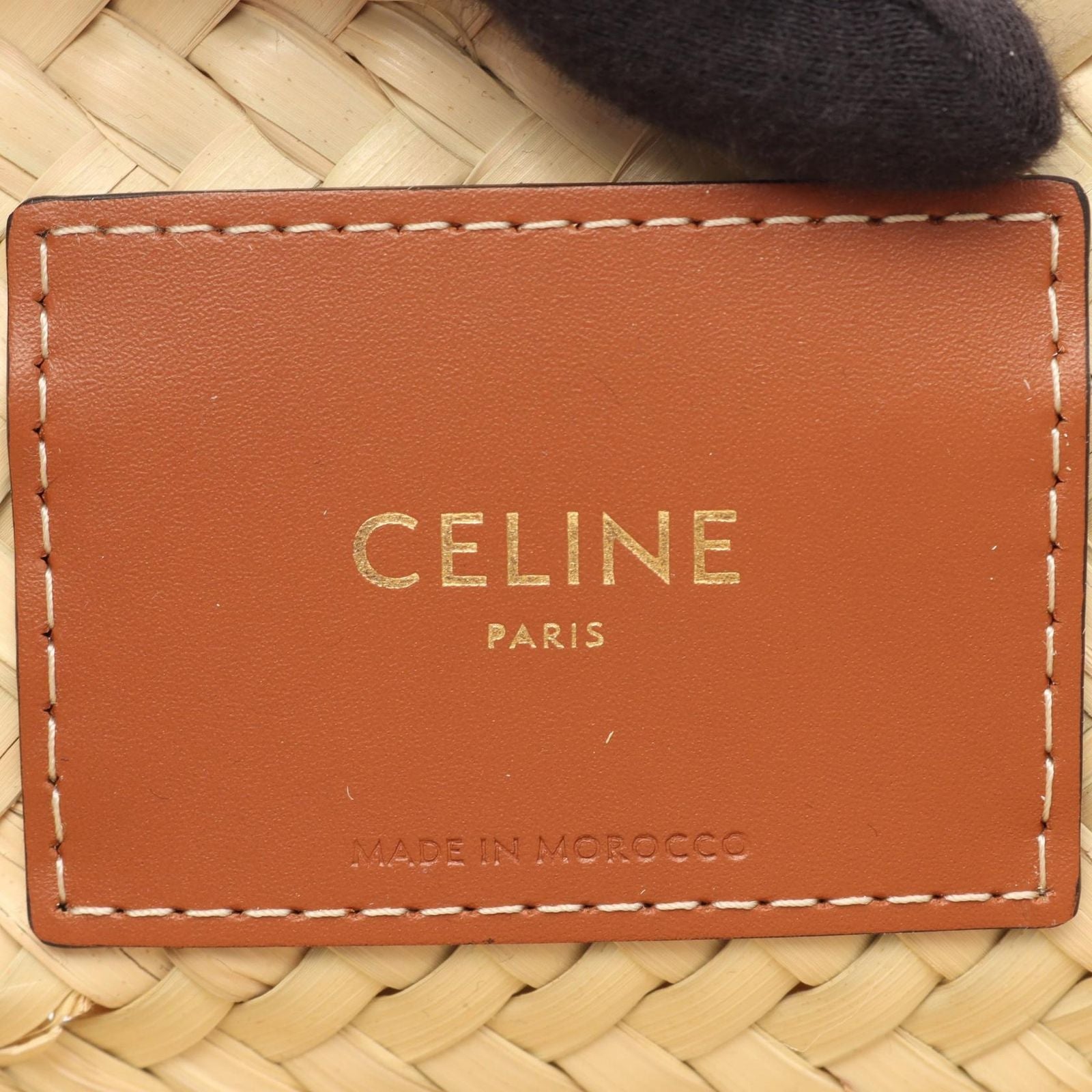 Celine Shoulder Bag Triomphe Basket Leather — view 4