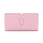 Hermes Bifold Wallet Bearn Soufflet Mauve Sylvestre