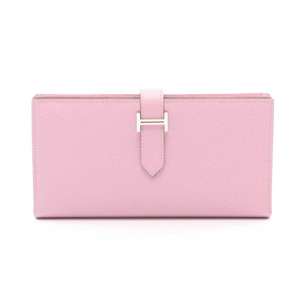 Hermes Bifold Wallet Bearn Soufflet Mauve Sylvestre