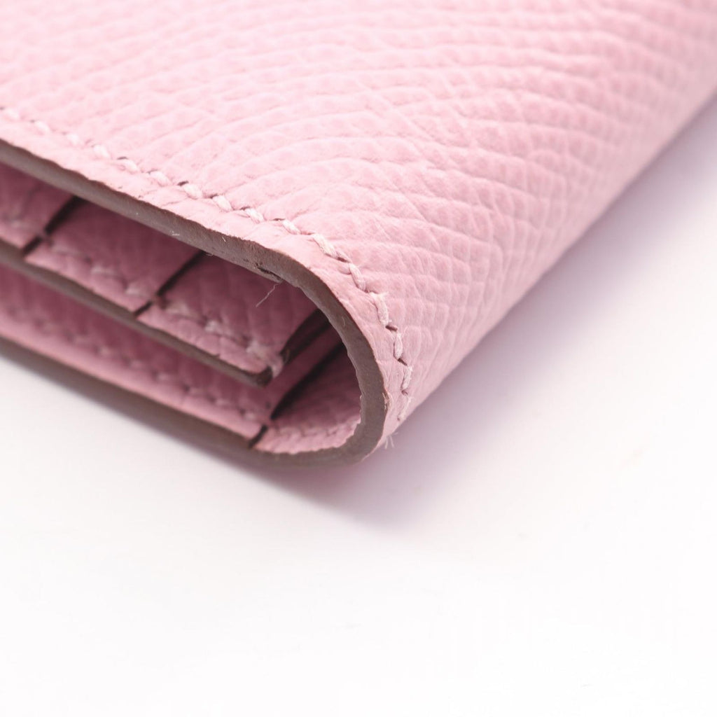Hermes Bifold Wallet Bearn Soufflet Mauve Sylvestre — view 7