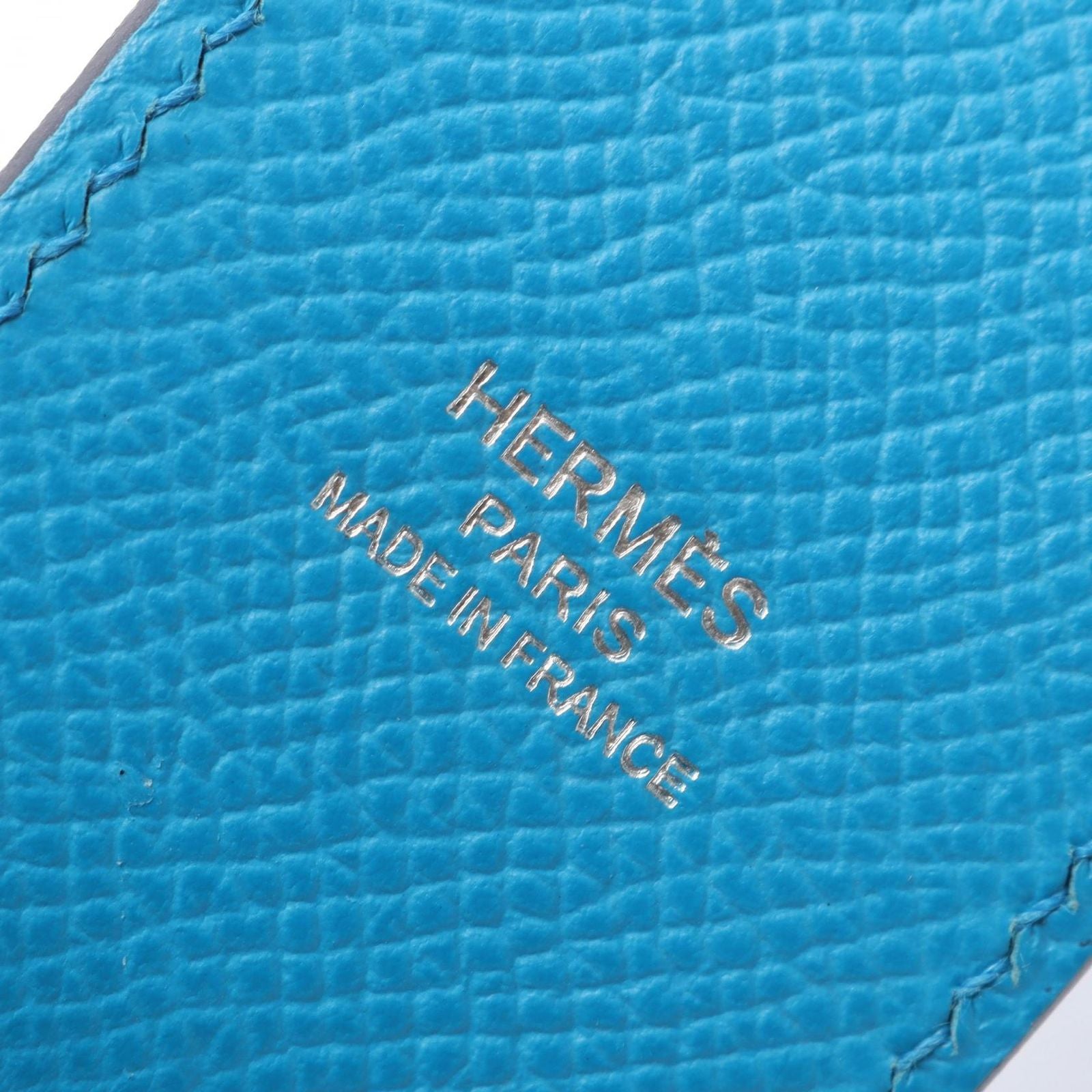 Hermes Shoulder Strap Bandouliere Maillon Chaine D'Ancre Blue Zanzibar Rouge — view 4