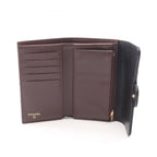 Chanel Trifold Wallet Quilted Black Caviar Leather — view 3