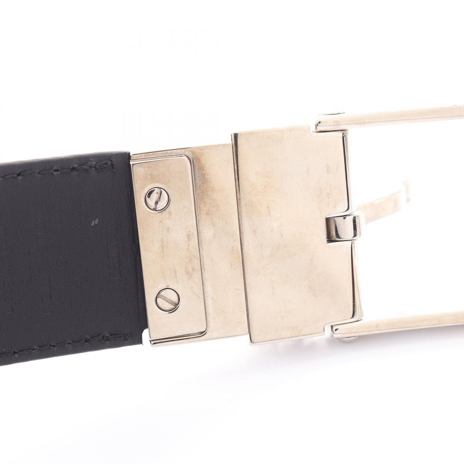 Louis Vuitton Belt Boston Damier Infini Onyx Silver Reversible Leather — view 6
