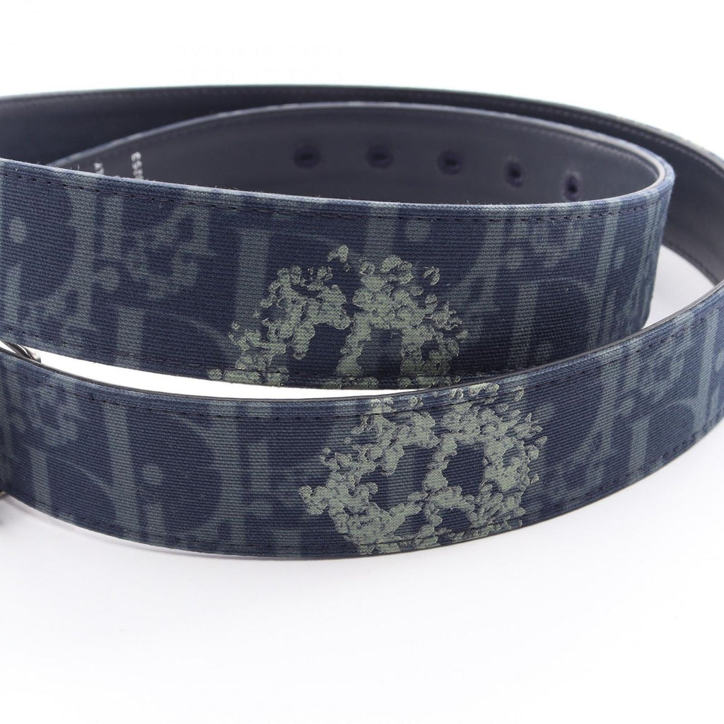 Dior Belt Denim Tears Silver Reversible Canvas — view 6