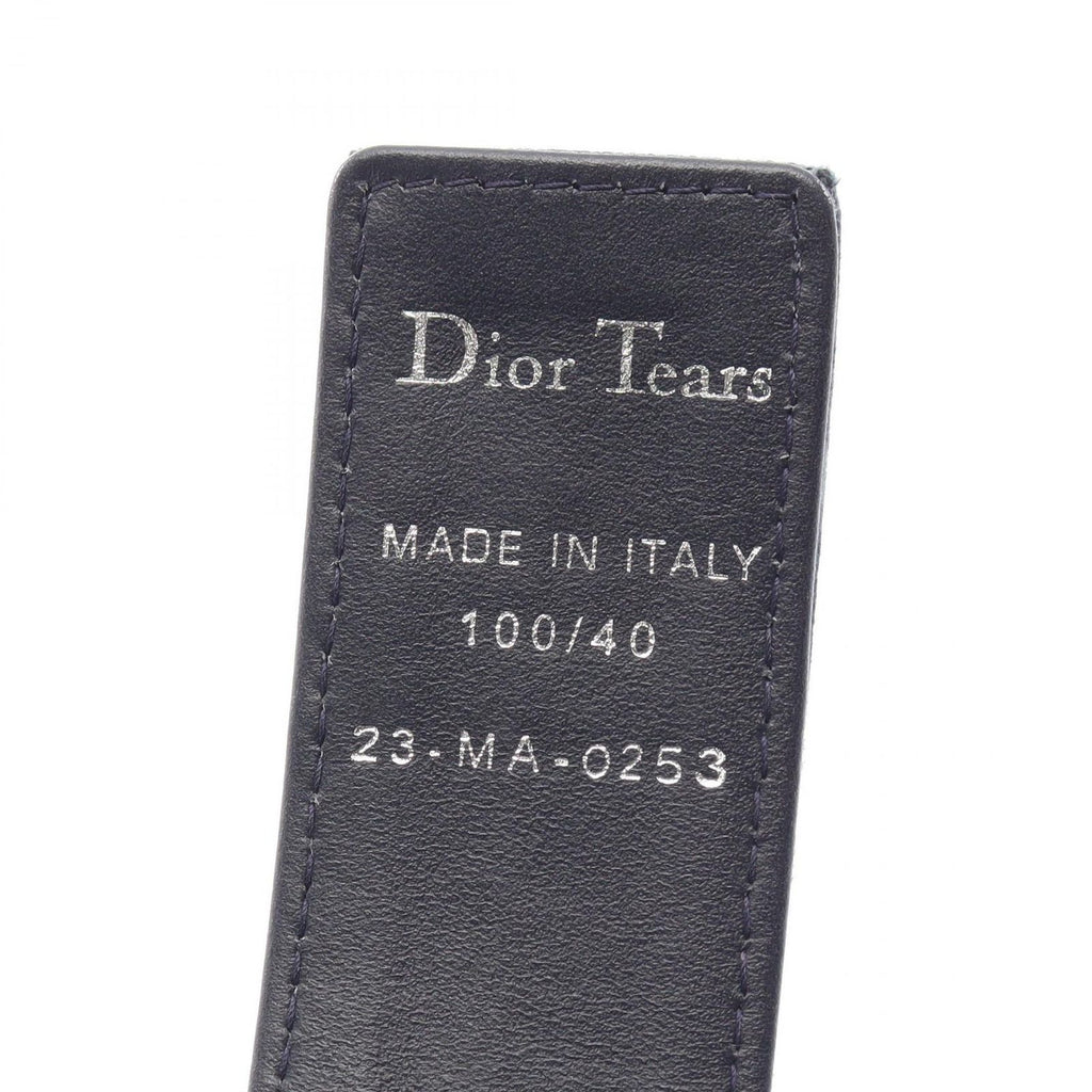 Dior Belt Denim Tears Silver Reversible Canvas — view 4