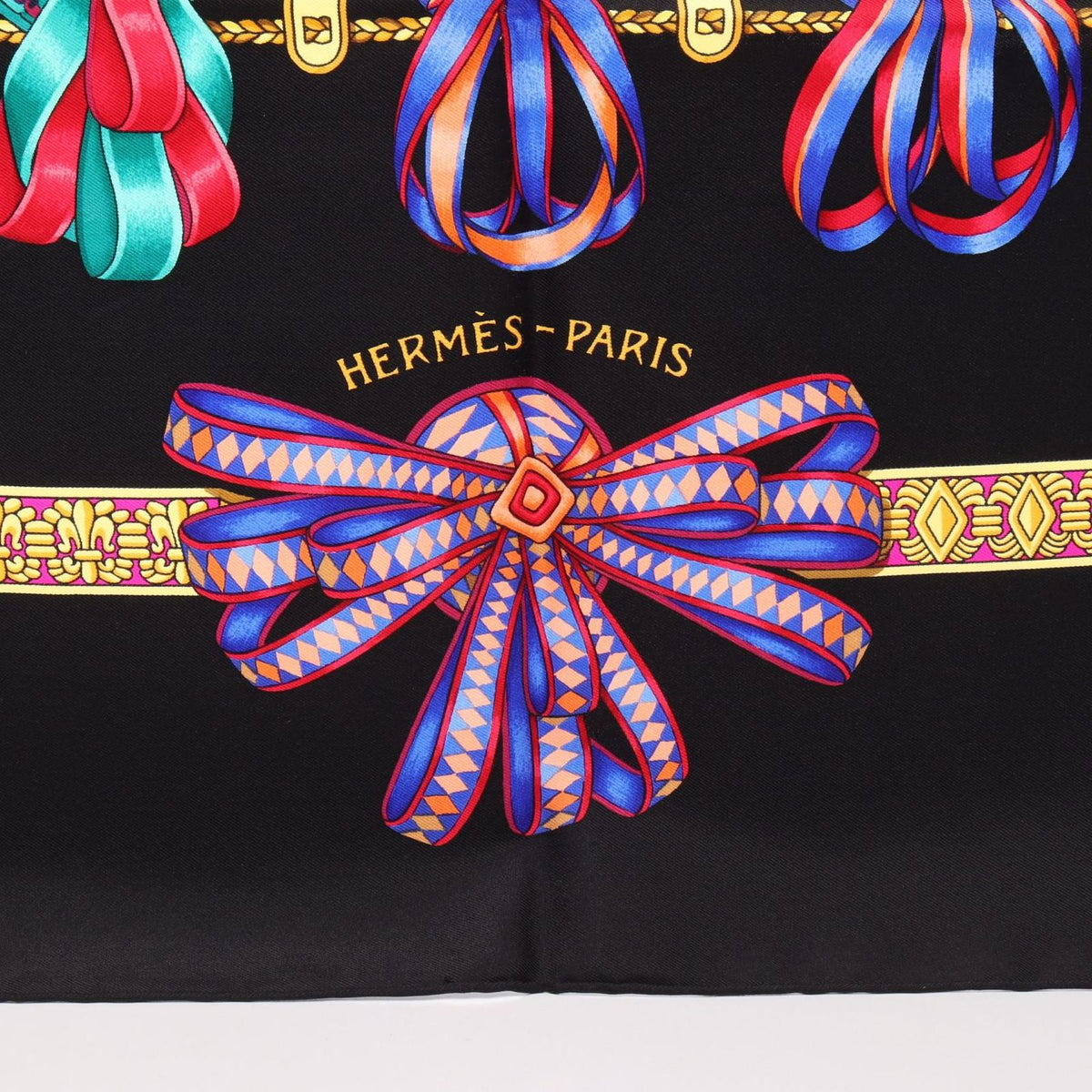 Hermes Scarf Carre 90 les Rubans du Cheval Silk — view 4