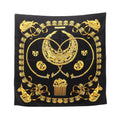 Hermes Scarf Carre 90 les Cavaliers D'or Silk