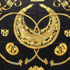 Hermes Scarf Carre 90 les Cavaliers D'or Silk — view 7
