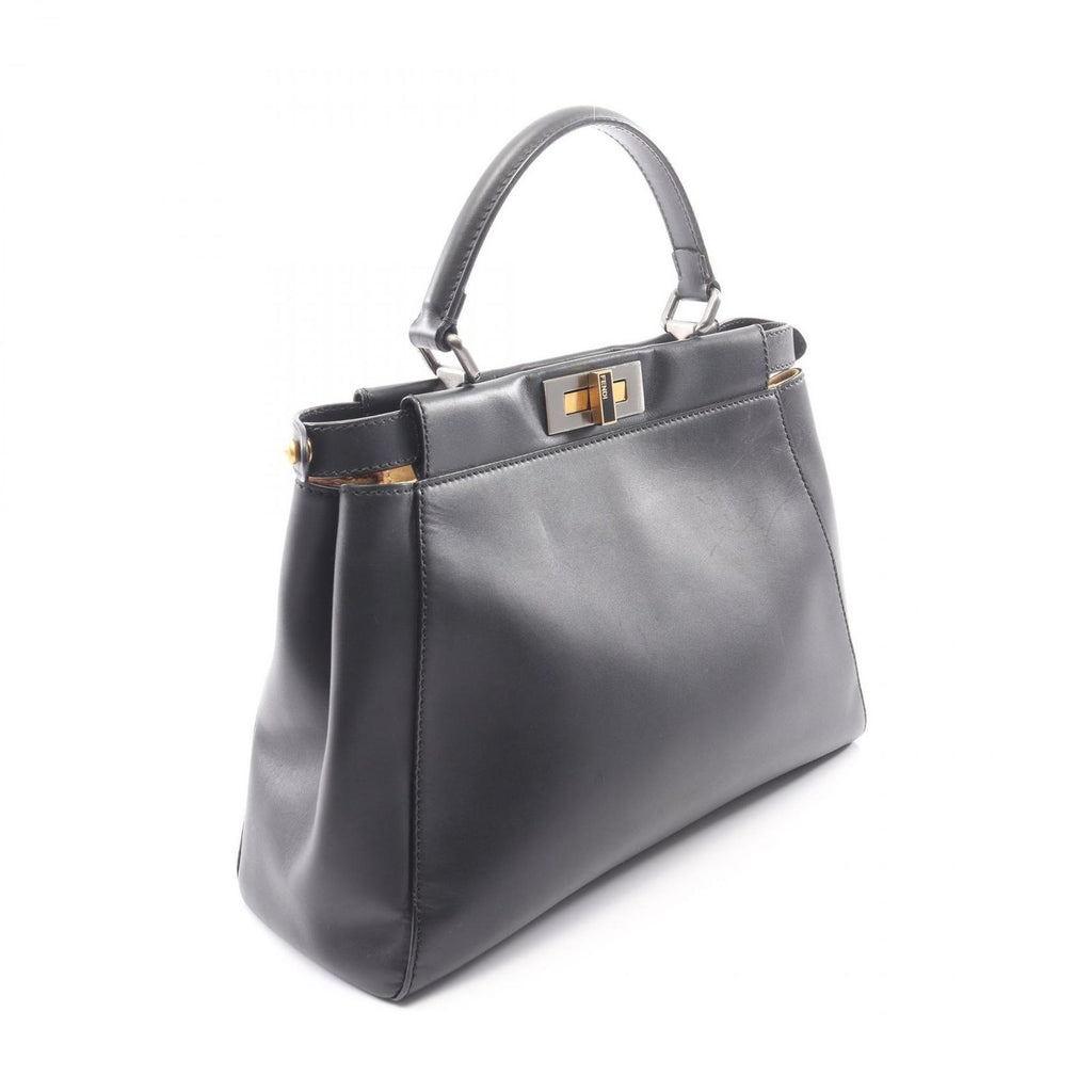 Fendi Handbag Peekaboo Regular 2-Way Black Leather — view 2