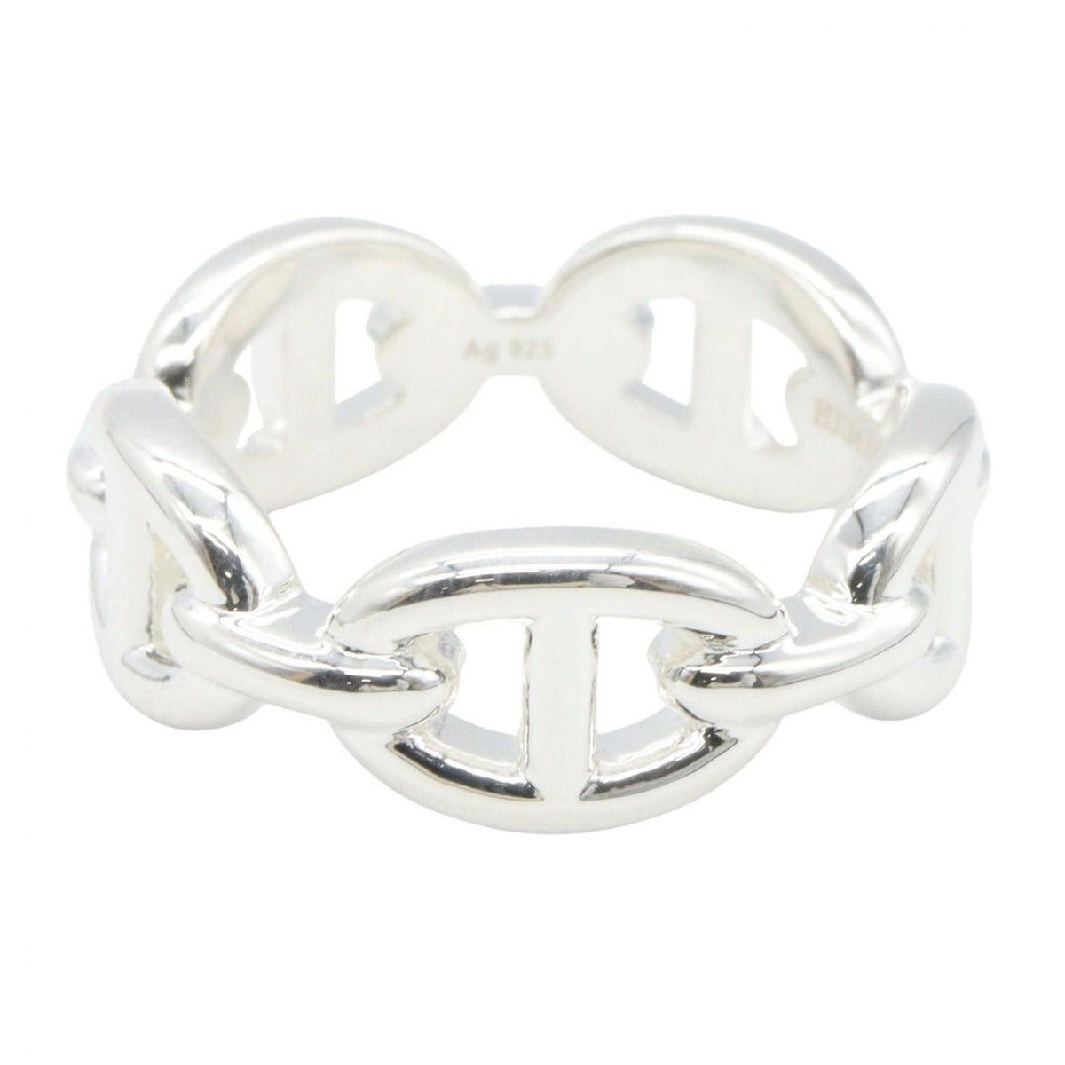 Hermes Ring Chaine D'Ancre PM 925 Sterling Silver — view 2