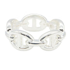 Hermes Ring Chaine D'Ancre PM 925 Sterling Silver — view 3