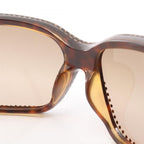 Chanel Sunglasses CC Logo Gradient Lens Tortoiseshell Pattern Eyewear — view 6