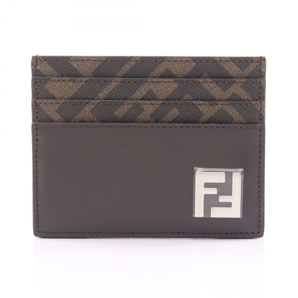 Fendi Card Case FF Square Leather