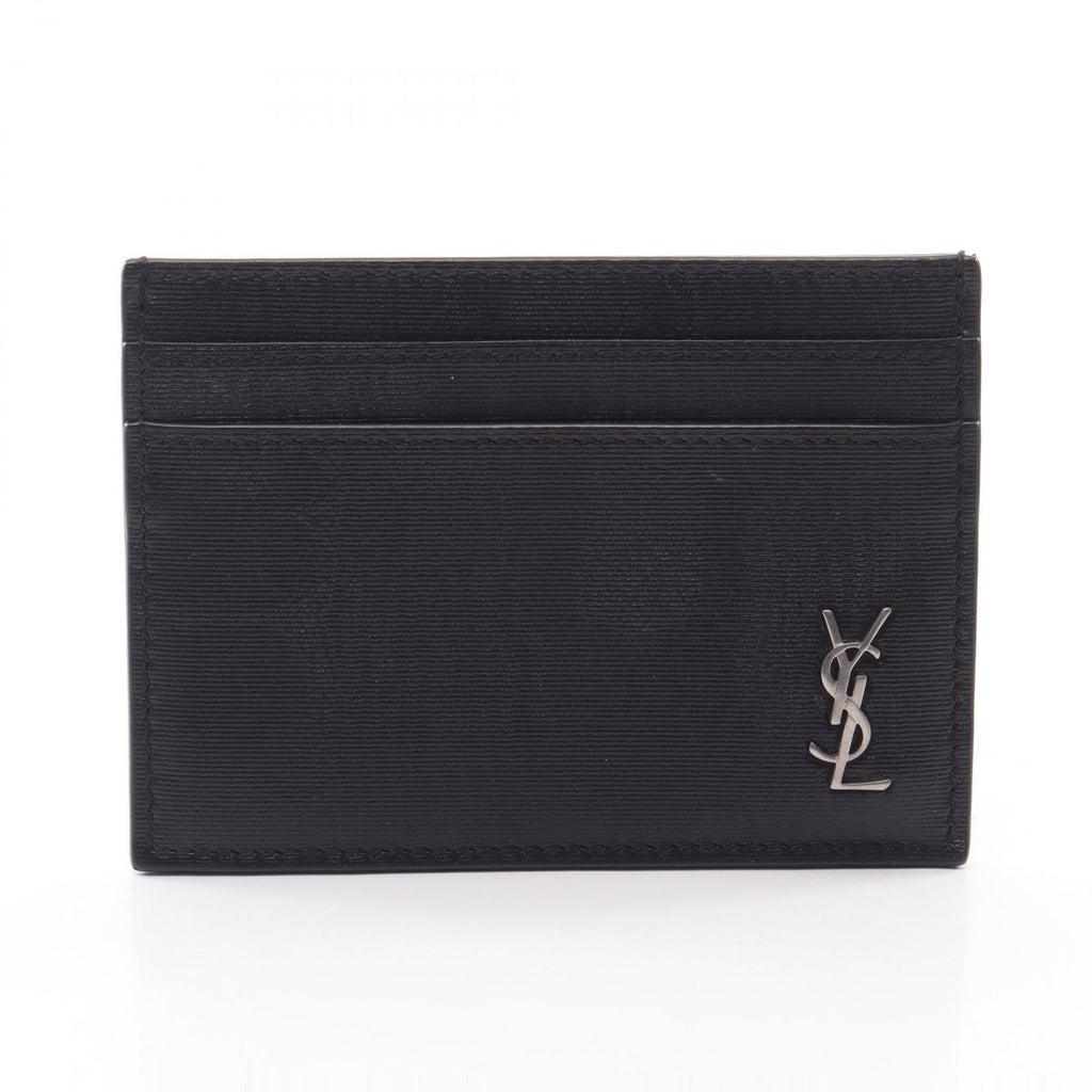 Saint Laurent Paris Card Case Tiny Cassandra Leather