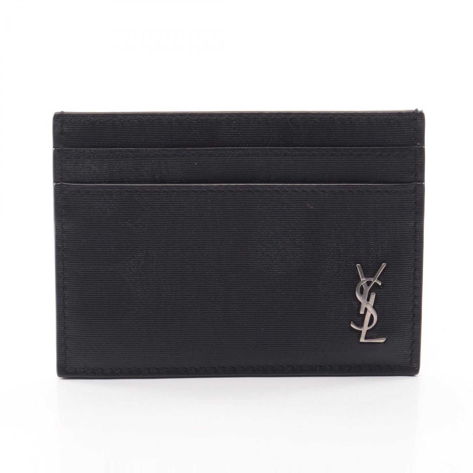 Saint Laurent Paris Card Case Tiny Cassandra Leather