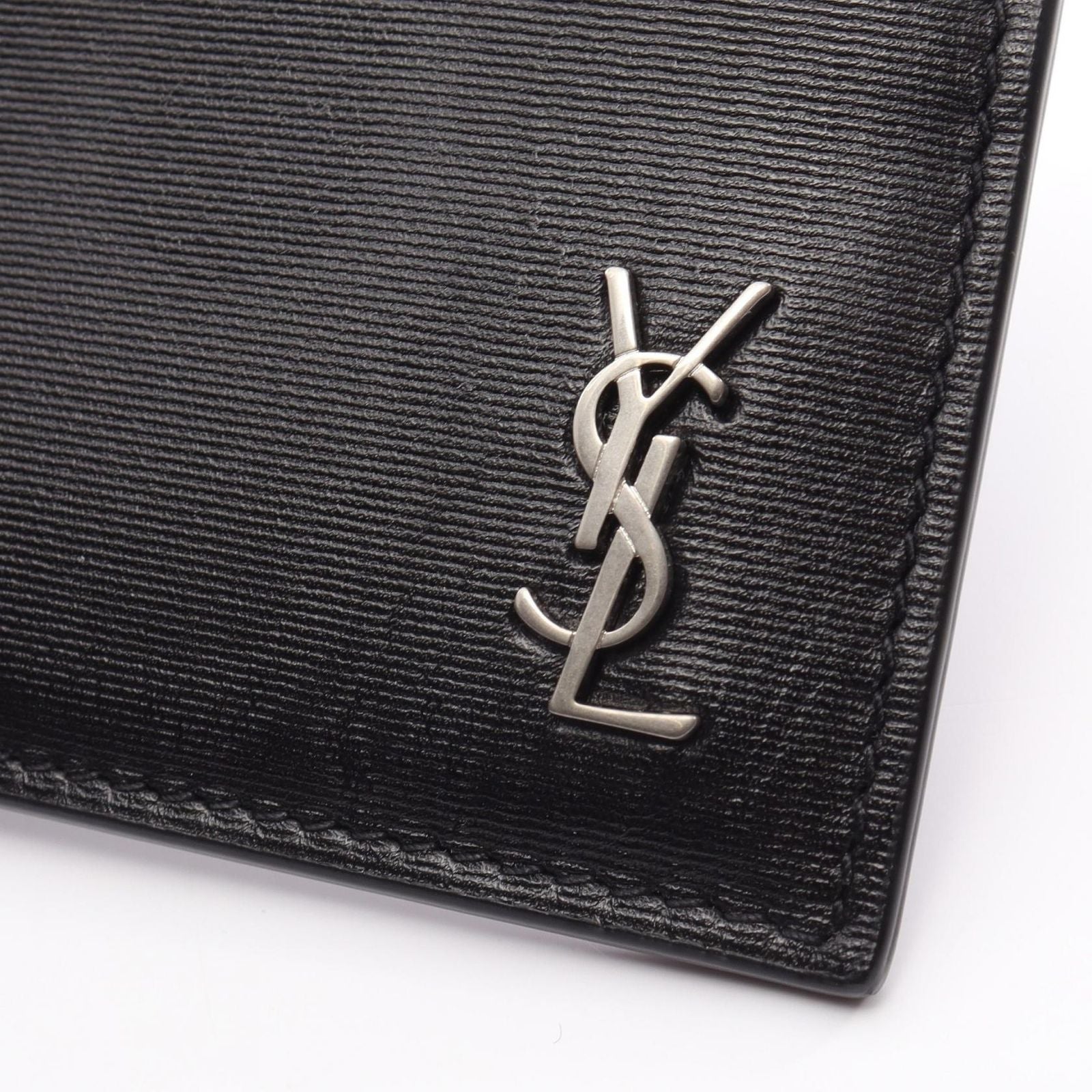 Saint Laurent Paris Card Case Tiny Cassandra Leather — view 6