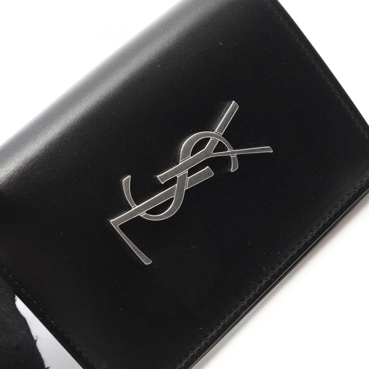 Saint Laurent Paris Card Case Cassandra Leather — view 6