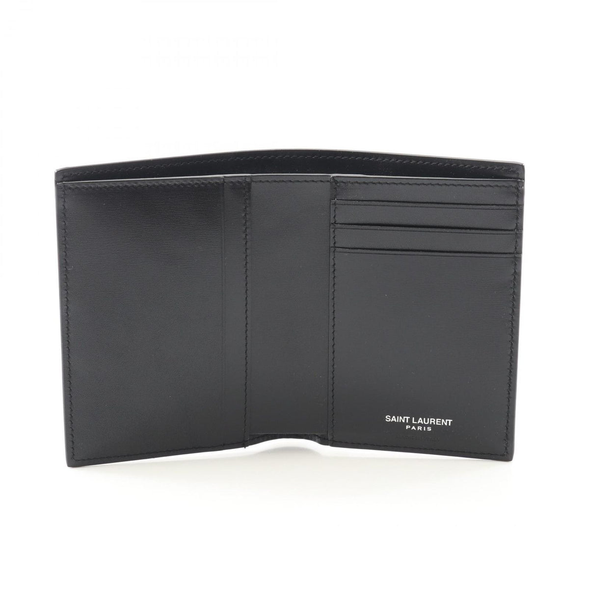 Saint Laurent Paris Card Case Cassandra Leather — view 3