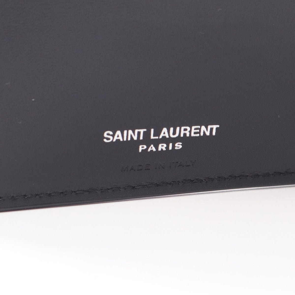 Saint Laurent Paris Bifold Wallet East West Cassandra Leather — view 4