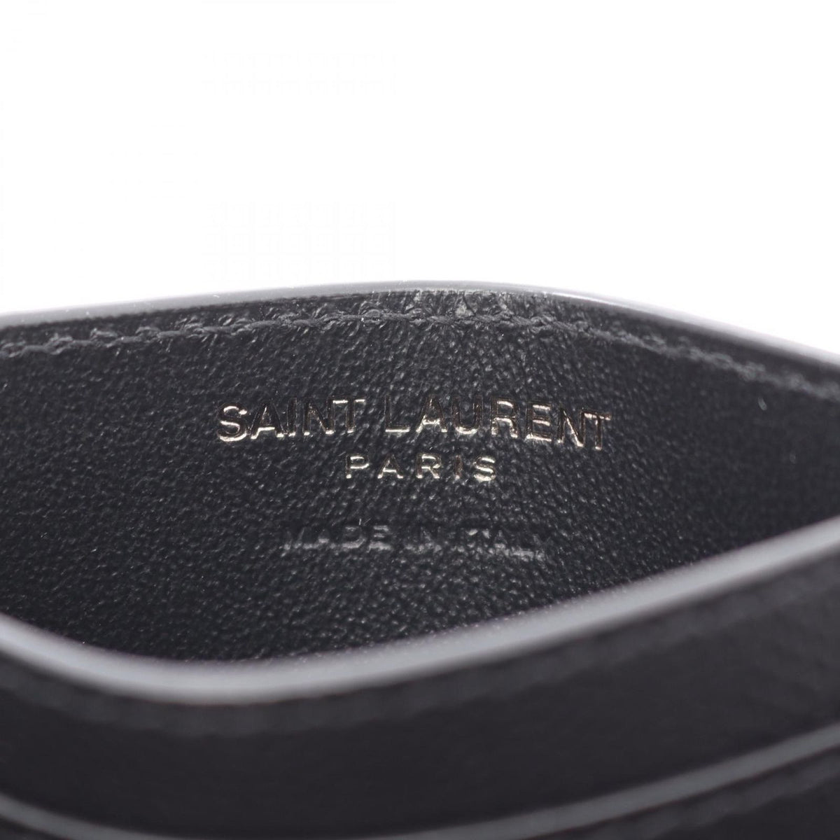Saint Laurent Paris Card Case Cassandra Leather — view 4