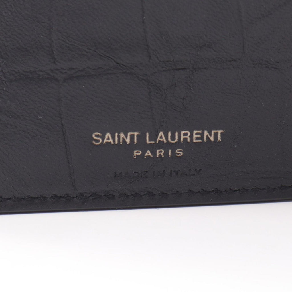 Saint Laurent Paris Billfold East West Monogram Wallet Leather Bifold — view 4