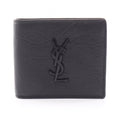 Saint Laurent Paris Billfold East West Monogram Wallet Leather Bifold