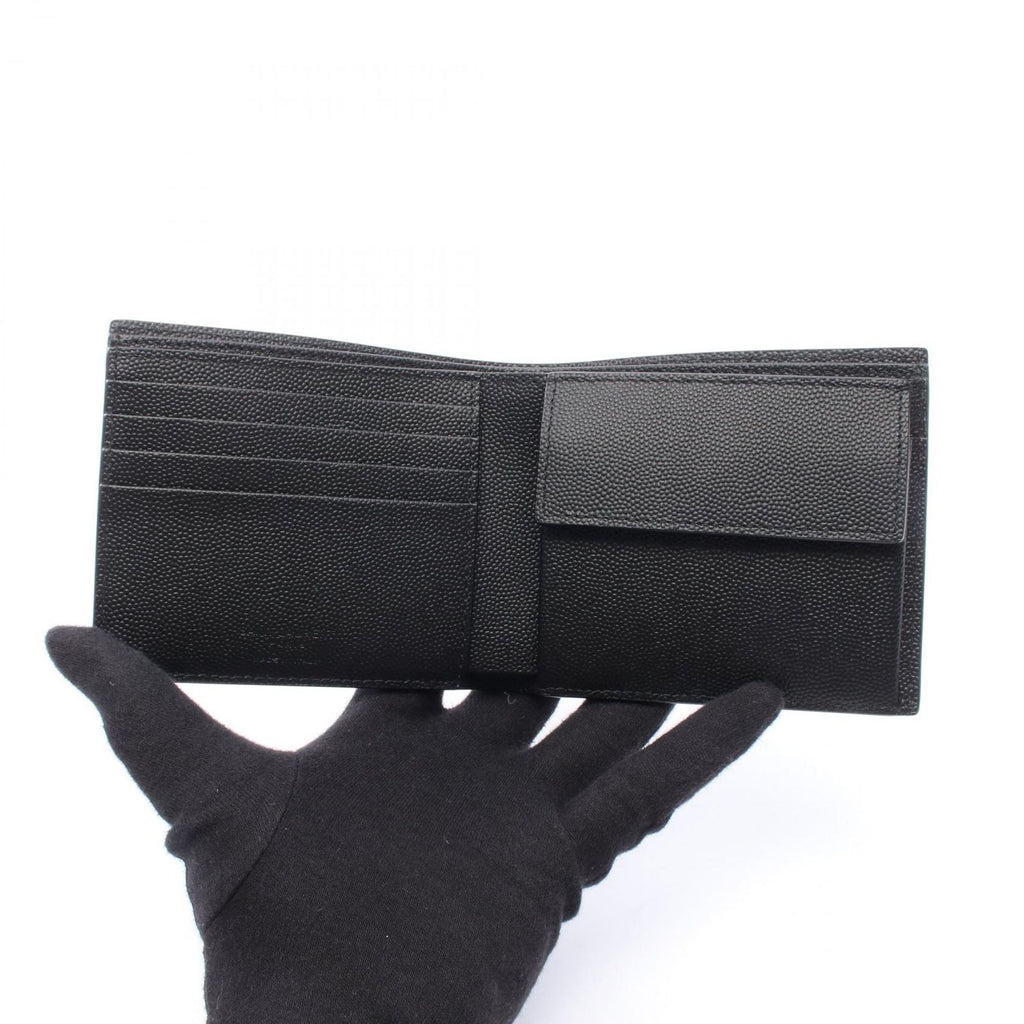 Saint Laurent Paris Bifold Wallet East West Leather — view 3