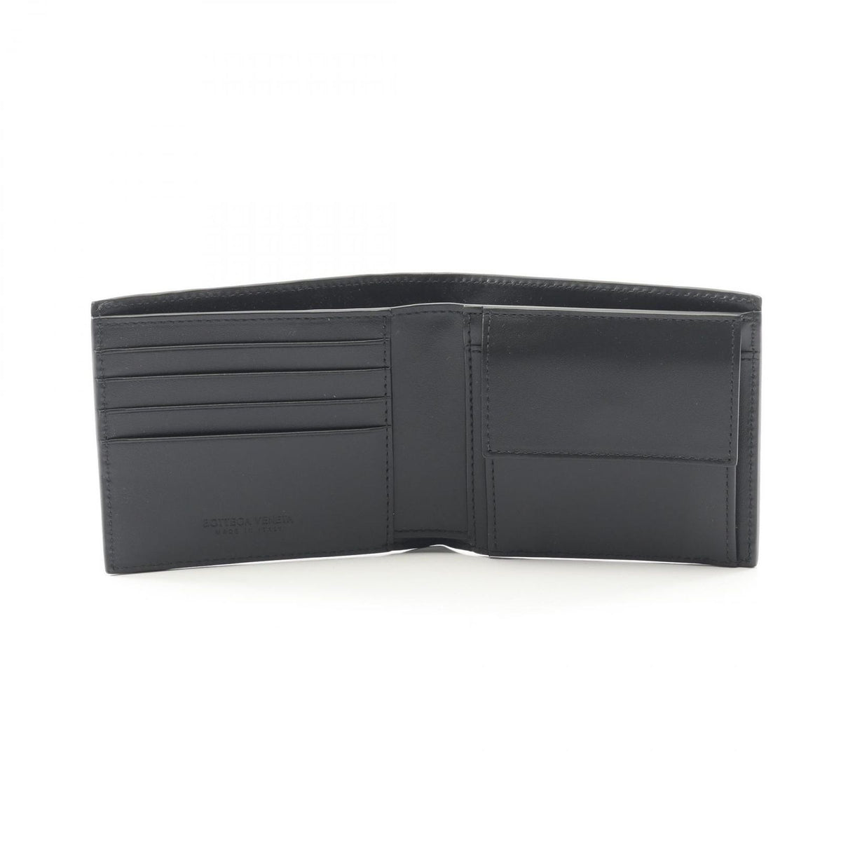 Bottega Veneta Bifold Wallet Intrecciato Leather — view 3