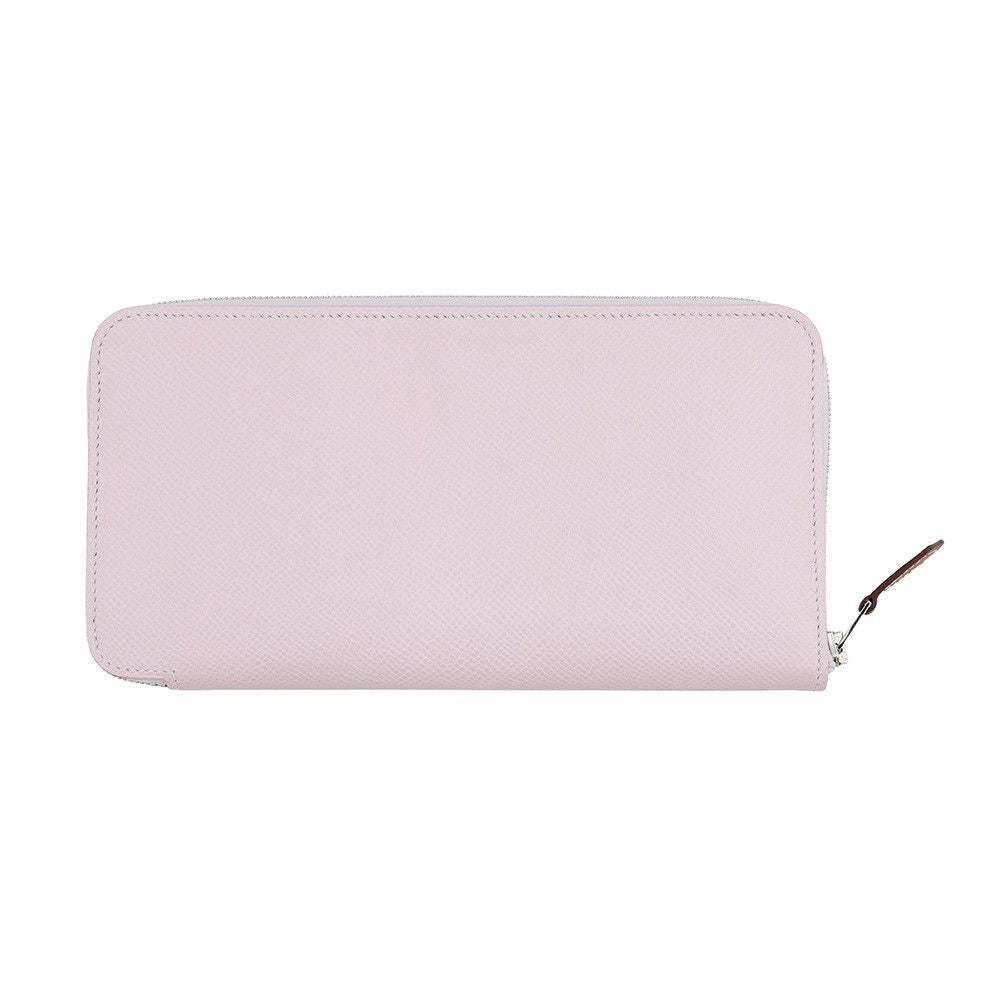 Hermes Wallet Azap Long Silk in Mauve Pale Silver Epsom — view 3