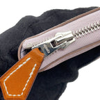 Hermes Wallet Azap Long Silk in Mauve Pale Silver Epsom — view 6