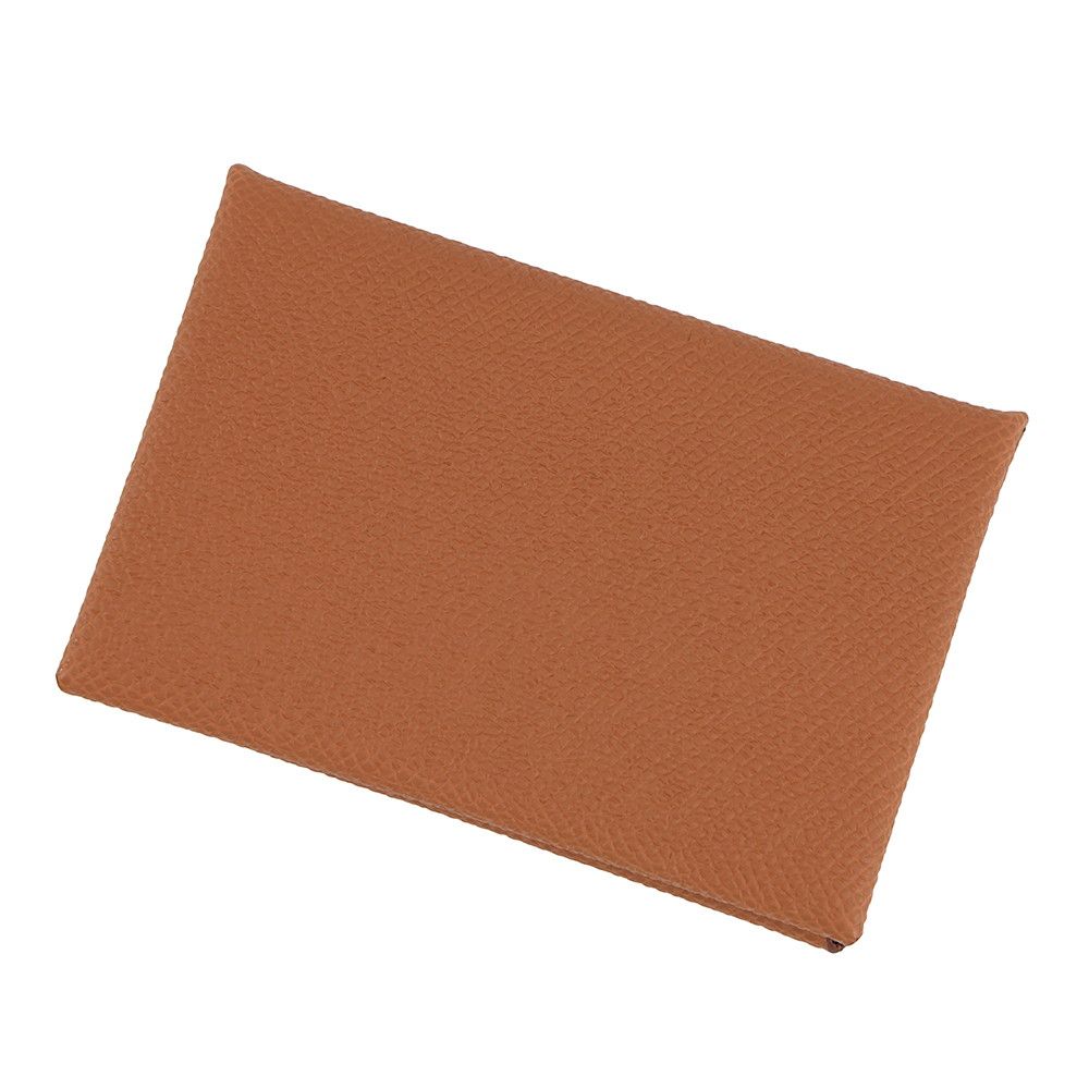 Hermes Card Case Calvi Gold Epsom Business