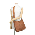 Hermes Shoulder Bag Evelyne 3 PM Gold Silver Taurillon Clemence — view 4
