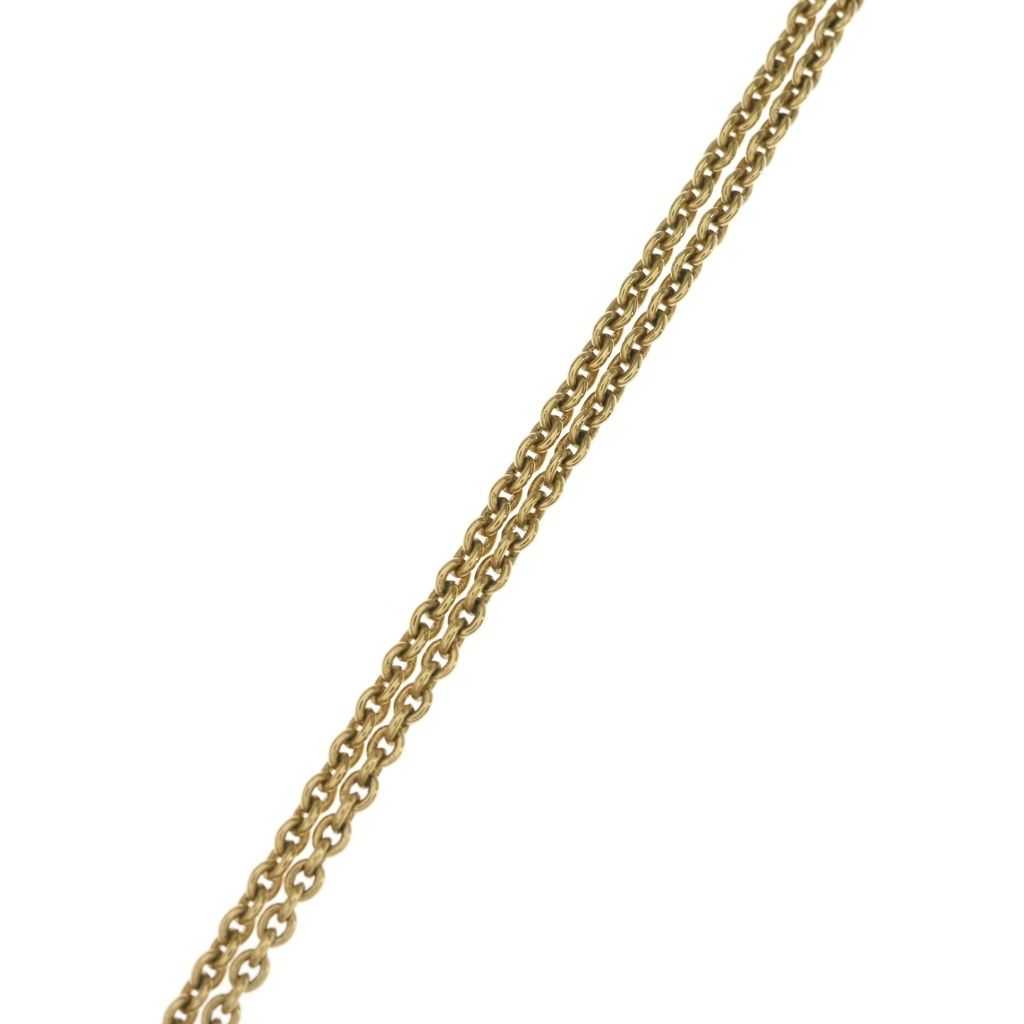 Louis Vuitton LV Iconic Logo Rhinestone Pendant Chain — view 4