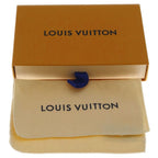 Louis Vuitton Monogram Flower LV Initial Bracelet Leather Band Black Brown Gold — view 6
