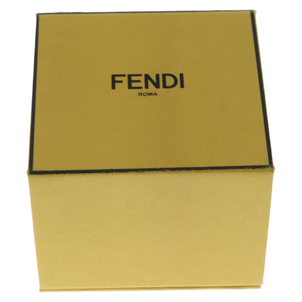 Fendi Forever Logo Stud Earrings Silver — view 6