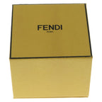 Fendi Forever Logo Stud Earrings Silver — view 6