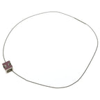 Hermes Cage d'H Cube Pendant Silver Pink — view 2