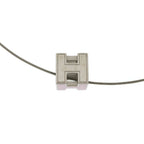 Hermes Cage d'H Cube Pendant Silver Pink — view 6