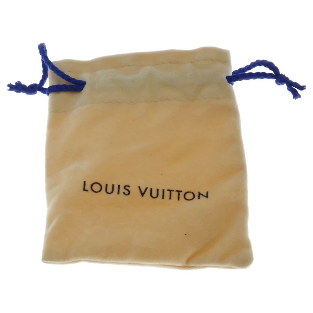 Louis Vuitton Monogram Bracelet Chain Silver Black Blue — view 6